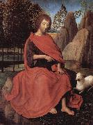 Hans Memling Der Hl  Johannes der Taufer painting